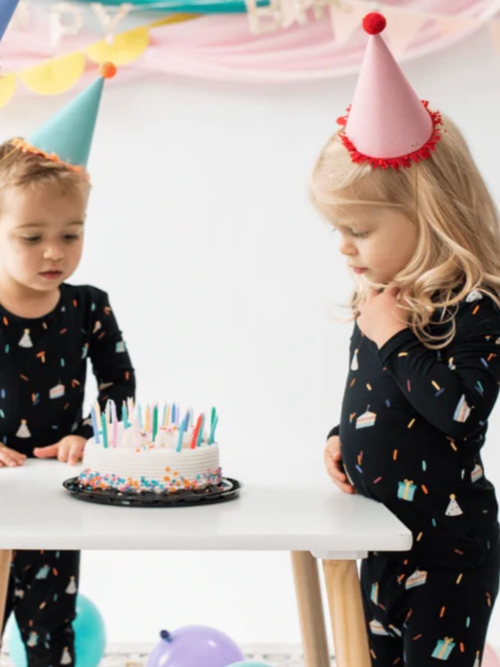 Kyte Baby Zippered Footie in Midnight Party - 12-18